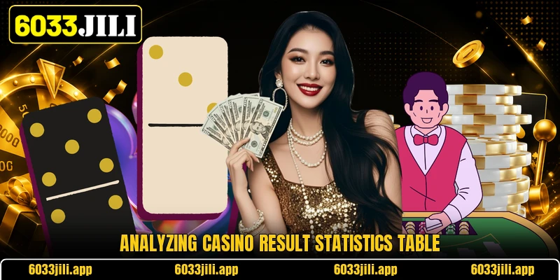 Analyzing casino result statistics table
