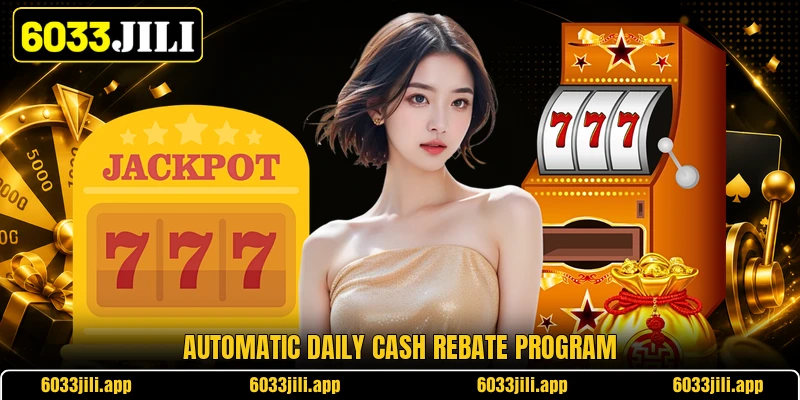 Automatic daily cash rebate program Automatic daily cash rebate program