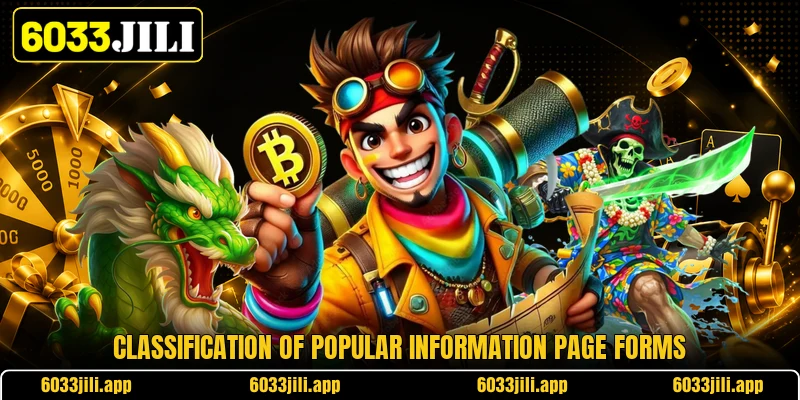 Classification of popular information page forms