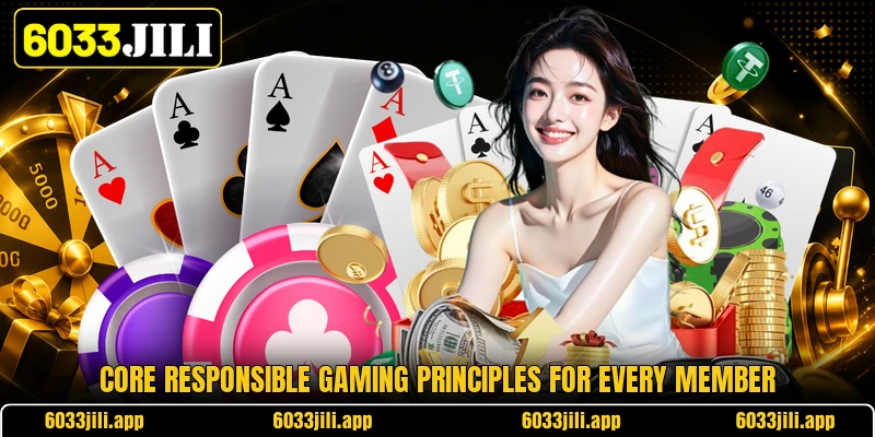 Core responsible gaming principles for every member