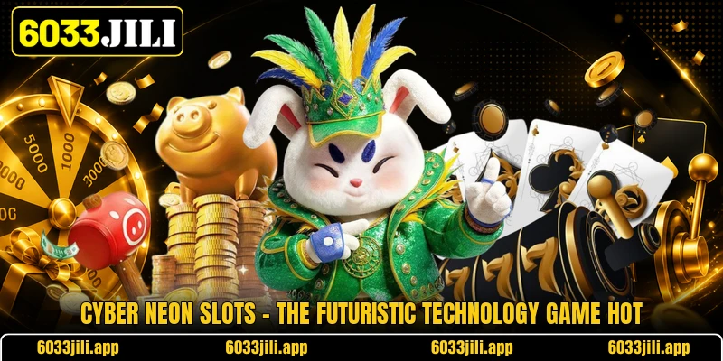 Cyber Neon Slots - The Futuristic Technology Game Hot