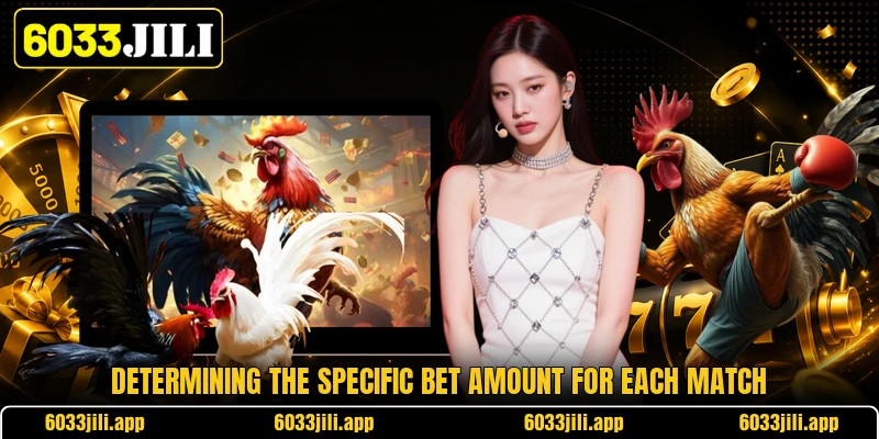 Determining the specific bet amount for each match