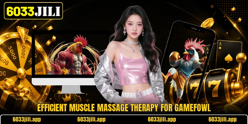 Efficient muscle massage therapy for gamefowl