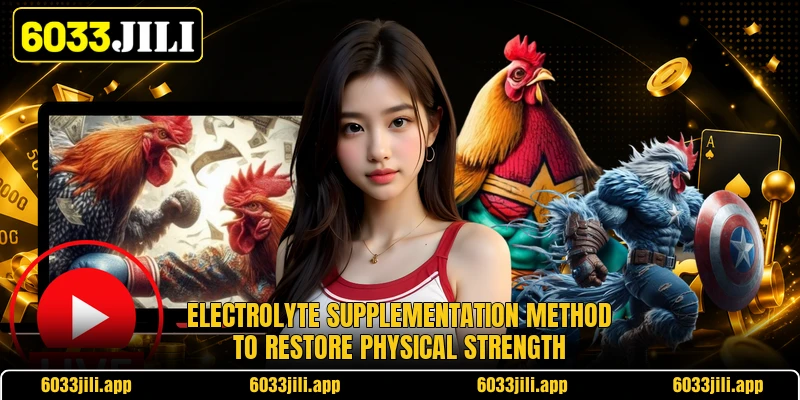 Electrolyte supplementation method to restore physical strength