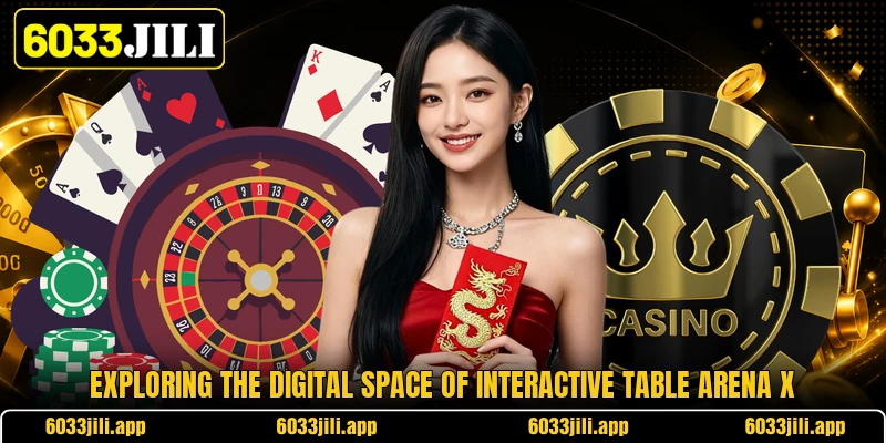 Exploring the digital space of interactive table arena x