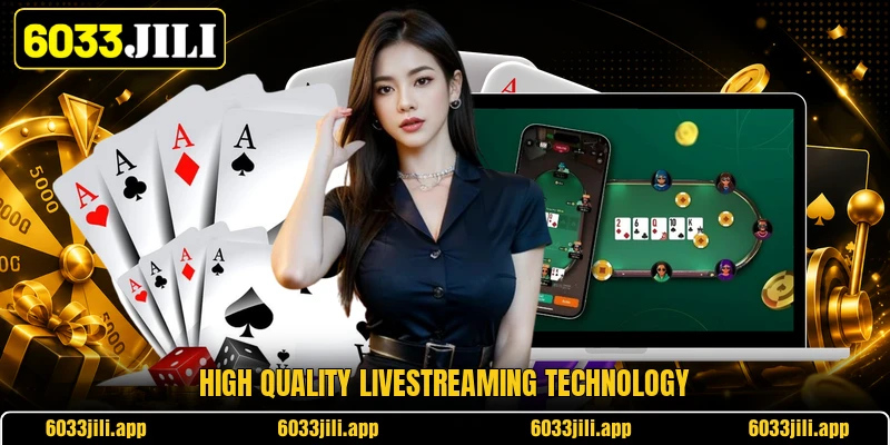 High quality livestreaming technology