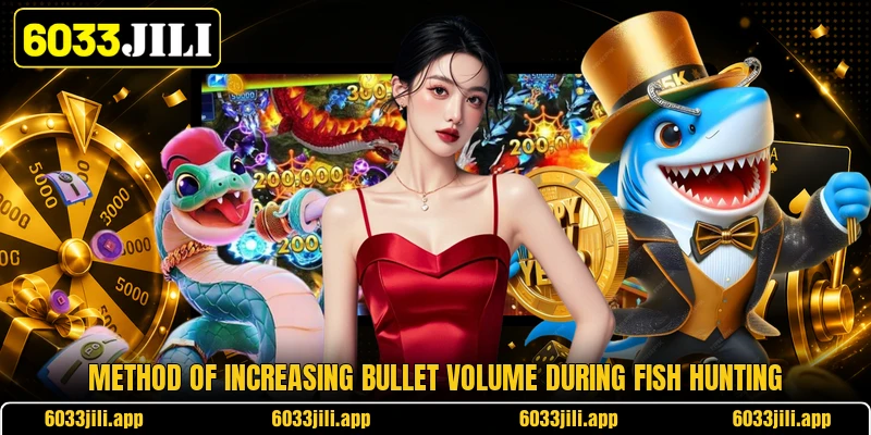 Method of increasing bullet volume during fish hunting