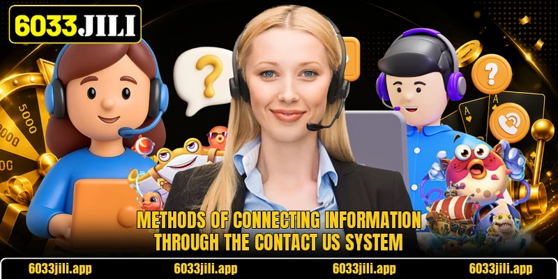 Methods of connecting information through the contact us system
