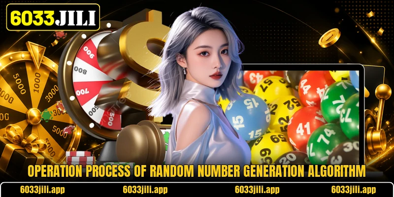 Operation process of random number generation algorithm