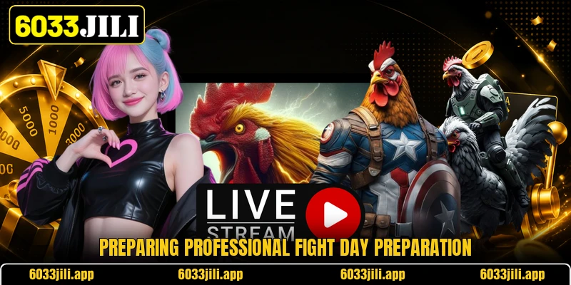 Preparing professional fight day preparation