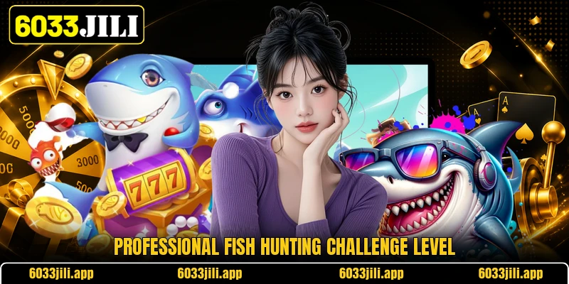 Professional fish hunting challenge level