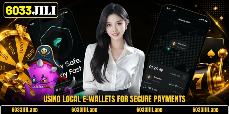 Using local e-wallets for secure payments
